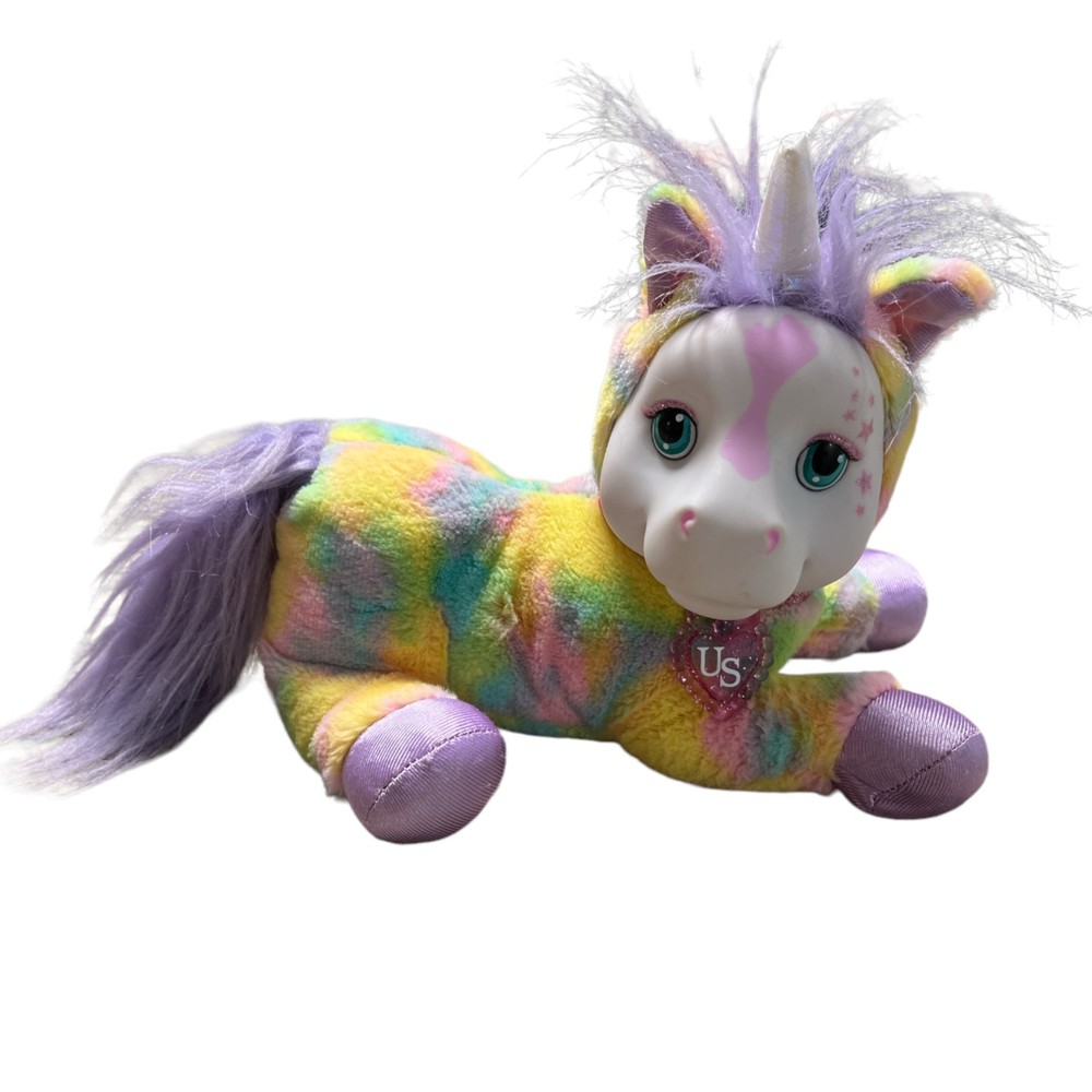 Plush Stuffed Animal Unicorn Surprise Rainbow Unicorn For Girls Purple